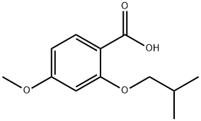 4-methoxy-2-(2-methylpropoxy)benzoic acid Structure