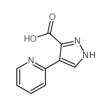 4-(Pyridin-2-yl)-1H-pyrazole-3-carboxylic acid Structure