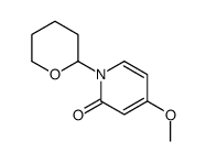 4-methoxy-1-(oxan-2-yl)pyridin-2-one结构式