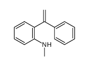 N-methyl-2-(1-phenylethenyl)benzenamine结构式