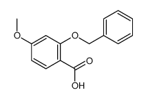 2-(Benzyloxy)-4-methoxybenzoic acid结构式