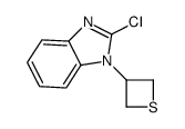 2-chloro-1-(thietan-3-yl)benzimidazole结构式