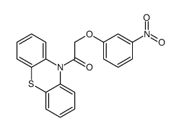 2-(3-nitrophenoxy)-1-phenothiazin-10-ylethanone Structure
