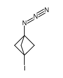 1-azido-3-iodobicyclo(1.1.1)pentane structure