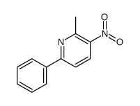 2-methyl-3-nitro-6-phenylpyridine Structure