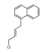 (E)-1-(4-chlorobut-2-en-1-yl)naphthalene结构式
