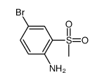 4-Bromo-2-(methylsulfonyl)aniline structure