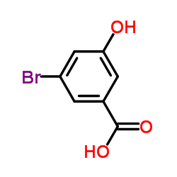 3-溴-5-羟基苯甲酸结构式