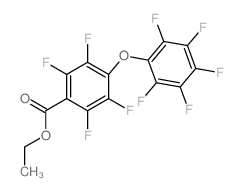 ethyl 2,3,5,6-tetrafluoro-4-(2,3,4,5,6-pentafluorophenoxy)benzoate structure