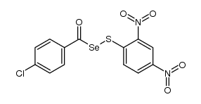 4-chlorobenzoyl 2,4-dinitrobenzenesulfenyl selenide结构式