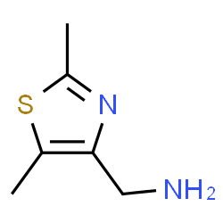 1-(2,5-二甲基-1,3-噻唑-4-基)甲胺结构式