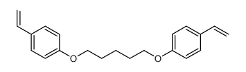 1-ethenyl-4-[5-(4-ethenylphenoxy)pentoxy]benzene结构式