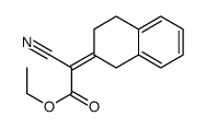 ethyl 2-cyano-2-(3,4-dihydro-1H-naphthalen-2-ylidene)acetate结构式