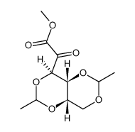 methyl 2-keto-3,5:4,6-di-O-ethylidene galactonate Structure