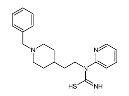 1-[2-(1-benzylpiperidin-4-yl)ethyl]-1-pyridin-2-ylthiourea Structure