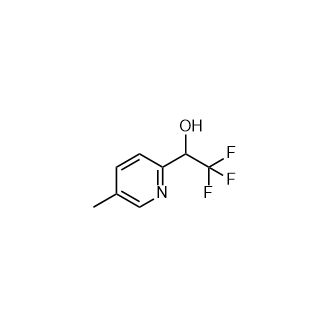 2,2,2-Trifluoro-1-(5-methylpyridin-2-yl)ethanol Structure