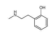 2-(2-methylamino-ethyl)-phenol结构式