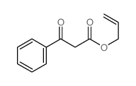 Prop-2-enyl 3-oxo-3-phenyl-propanoate结构式