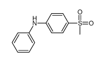 4-methylsulfonyl-N-phenylaniline Structure
