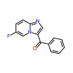 (6-Fluoroimidazo[1,2-a]pyridin-3-yl)(phenyl)methanone Structure
