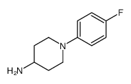 1-(4-fluorophenyl)piperidin-4-amine结构式