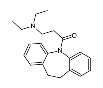 5-[3-(Diethylamino)-1-oxopropyl]-10,11-dihydro-5H-dibenz[b,f]azepine structure