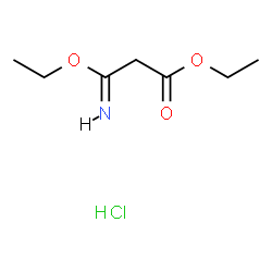 Ethyl (3Z)-3-ethoxy-3-iminopropanoate hydrochloride (1:1) Structure