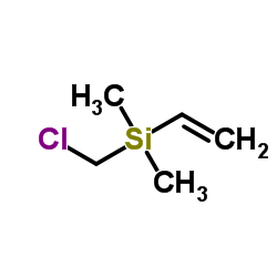 (Chloromethyl)(dimethyl)vinylsilane Structure