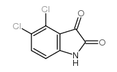 4,5-二氯吲哚啉-2,3-二酮结构式