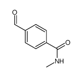 4-甲酰基-N-甲基苯甲酰胺结构式