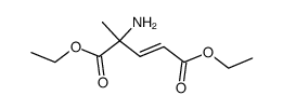 diethyl α-methyl-(E)-3,4-dehydroglutamate Structure