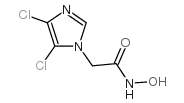 2-(4,5-二氯-1H-咪唑-1-基)-N-羟基乙酰胺结构式