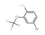 4-溴-2-(三氟甲氧基)苯硫酚结构式