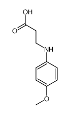 3-(4-甲氧基苯氨基)-丙酸结构式