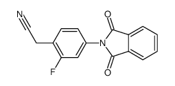 N-(4-cyanomethyl-3-fluorophenyl)phthalimide Structure