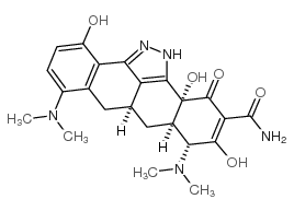 吡佐洛米诺环素结构式