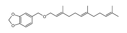 5-[[(2E,6E)-3,7,11-trimethyldodeca-2,6,10-trienoxy]methyl]-1,3-benzodioxole Structure