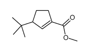 methyl 3-tert-butylcyclopentene-1-carboxylate Structure