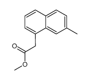 (7-methyl-[1]naphthyl)-acetic acid methyl ester Structure