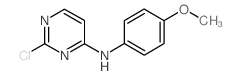 2-Chloro-4-(4-methoxyphenylamino)pyrimidine Structure