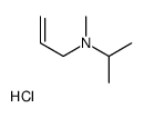 N-methyl-N-prop-2-enylpropan-2-amine,hydrochloride结构式