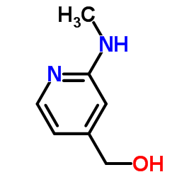 [2-(methylamino)pyridin-4-yl]methanol Structure