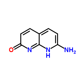 2-氨基-7-羟基-1,8-萘啶结构式