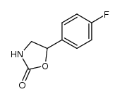 5-(4-fluoro-phenyl)-oxazolidin-2-one结构式