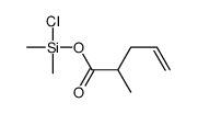 [chloro(dimethyl)silyl] 2-methylpent-4-enoate Structure