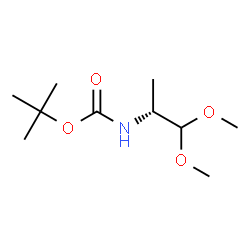 Carbamic acid, (2,2-dimethoxy-1-methylethyl)-, 1,1-dimethylethyl ester, (R)-结构式