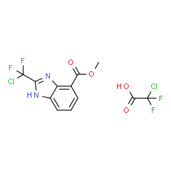 Methyl 2-(Chlorodifluoromethyl)-1H-Benzo[D]Imidazole-4-Carboxylate 2-Chloro-2,2-Difluoroacetic Acid Structure