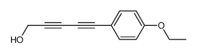 2,4-Pentadiyn-1-ol,5-(4-ethoxyphenyl)-(9CI)结构式