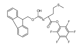 N-[芴甲氧羰基]-D-蛋氨酸五氟苯基酯结构式