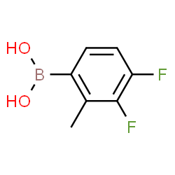 3,4-Difluoro-2-methylphenylboronic acid structure